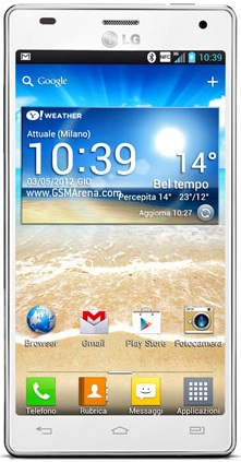 Смартфон LG Optimus 4X HD P880 White - Кызыл