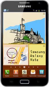Смартфон Samsung Galaxy Note GT-N7000 Blue - Кызыл