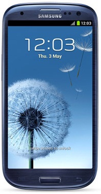 Смартфон Samsung Galaxy S3 GT-I9300 16Gb Pebble blue - Кызыл