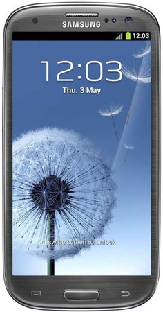 Смартфон Samsung Galaxy S3 GT-I9300 16Gb Titanium grey - Кызыл